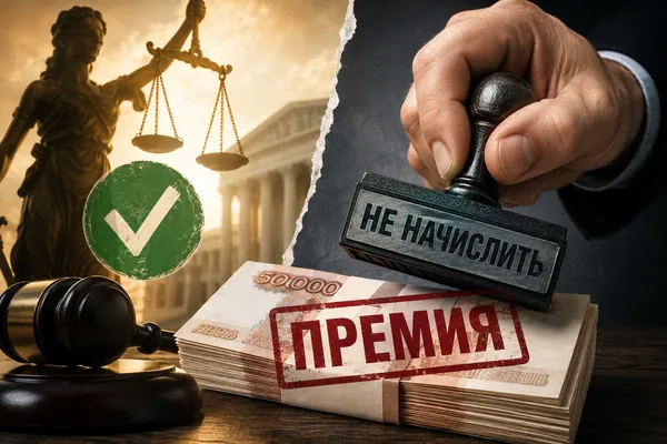 Иллюстрация к новости «Кассация признала незаконным произвольное неначисление регулярной премии»