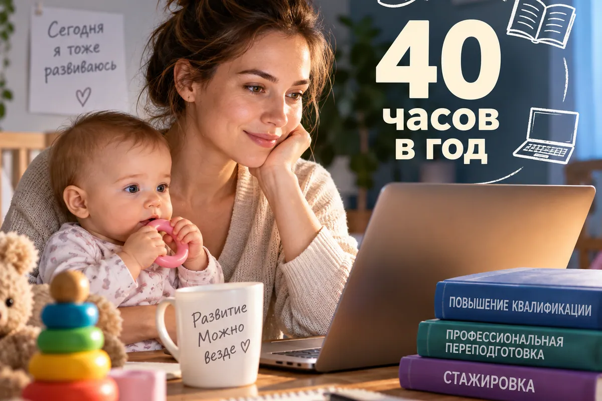 Иллюстрация к новости «В Госдуму внесен проект об обязанности работодателей обучать сотрудников в декрете»